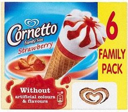 Cornetto Strawberry Ice Cream